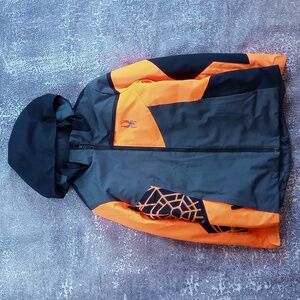 Kids SPYDER Neon Orange Winter Jacket Challenger Boys 2021